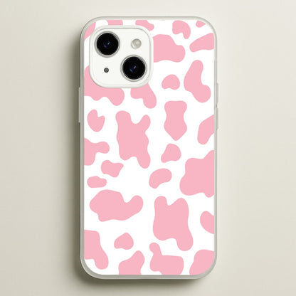 Pink Cow - Animal Patterns  - Animal Patterns Phone Case for iPhone 15
