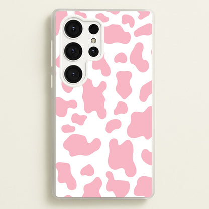 Pink Cow - Animal Patterns  - Animal Patterns Phone Case for Galaxy S25 Ultra