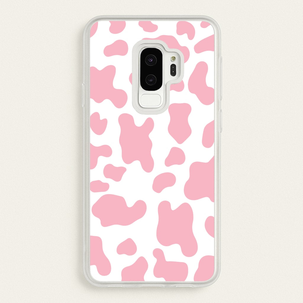 Pink Cow - Animal Patterns  - Animal Patterns Phone Case for Galaxy S9 Plus