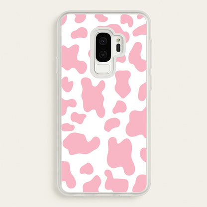 Pink Cow - Animal Patterns  - Animal Patterns Phone Case for Galaxy S9 Plus