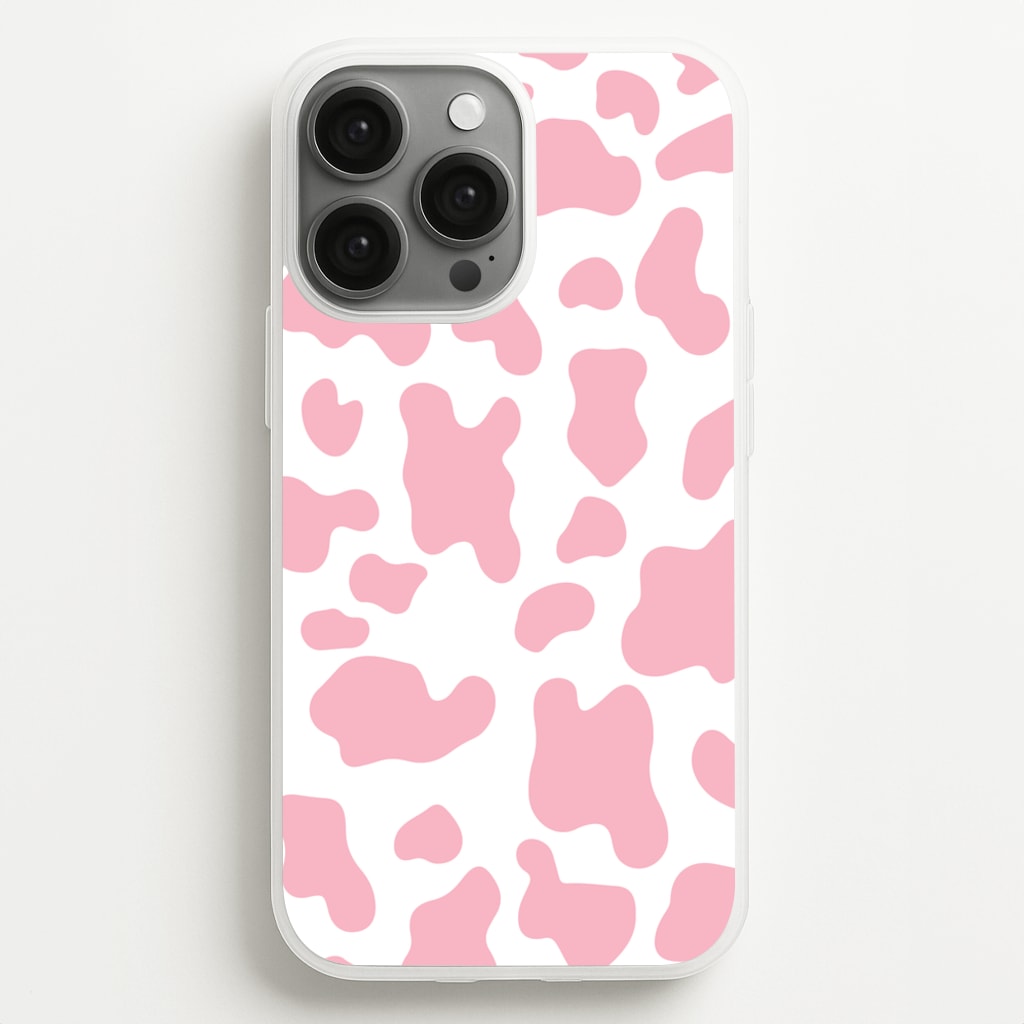 Pink Cow - Animal Patterns  - Animal Patterns Phone Case for iPhone 13 Pro Max