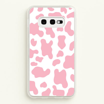 Pink Cow - Animal Patterns  - Animal Patterns Phone Case for Galaxy S10e