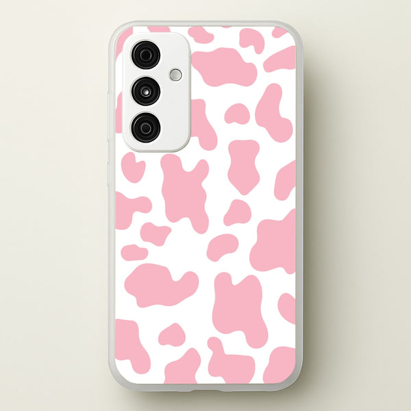 Pink Cow - Animal Patterns  - Animal Patterns Phone Case for Galaxy A35