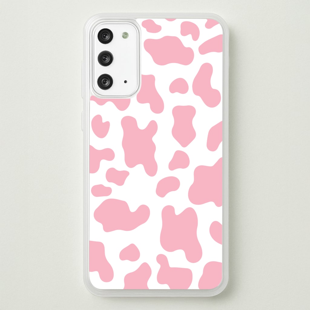 Pink Cow - Animal Patterns  - Animal Patterns Phone Case for Galaxy Note 20