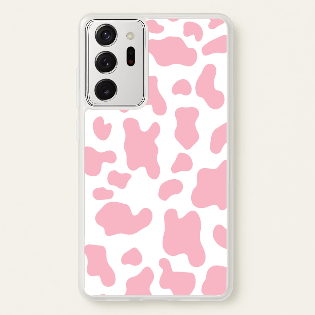 Pink Cow - Animal Patterns  - Animal Patterns Phone Case for Galaxy Note 20 Ultra