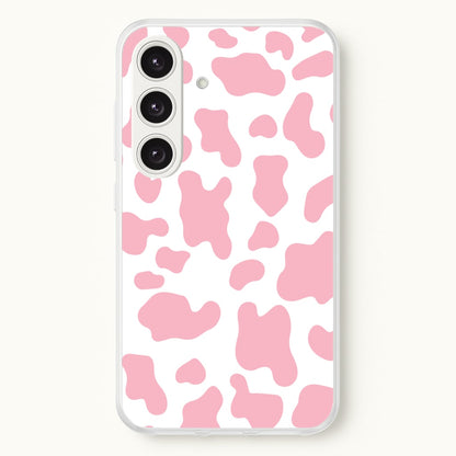Pink Cow - Animal Patterns  - Animal Patterns Phone Case for Galaxy S24