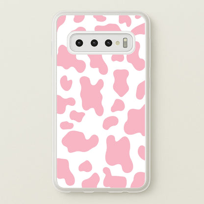 Pink Cow - Animal Patterns  - Animal Patterns Phone Case for Galaxy S10