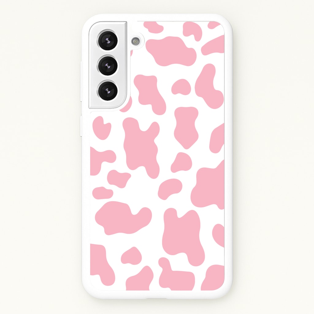 Pink Cow - Animal Patterns  - Animal Patterns Phone Case for Galaxy S22 Plus