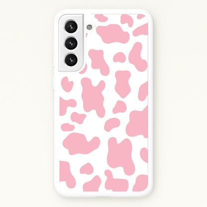 Pink Cow - Animal Patterns  - Animal Patterns Phone Case for Galaxy S22 Plus