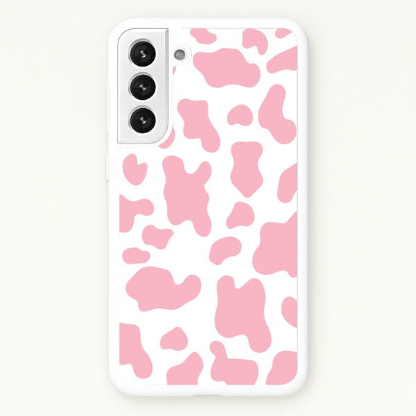 Pink Cow - Animal Patterns  - Animal Patterns Phone Case for Galaxy S22 Plus