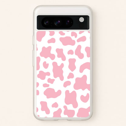 Pink Cow - Animal Patterns  - Animal Patterns Phone Case for Google Pixel 8 Pro