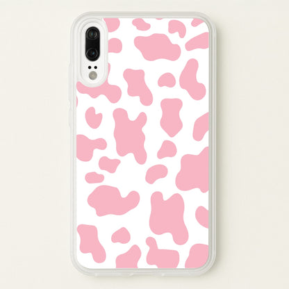 Pink Cow - Animal Patterns  - Animal Patterns Phone Case for Huawei P20