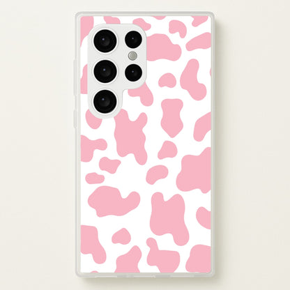 Pink Cow - Animal Patterns  - Animal Patterns Phone Case for Galaxy S24 Ultra