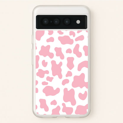 Pink Cow - Animal Patterns  - Animal Patterns Phone Case for Google Pixel 7 Pro