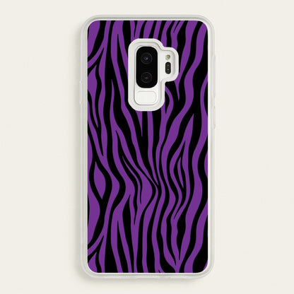 Purple Zebra - Animal Patterns  - Animal Patterns Phone Case for Galaxy S9 Plus