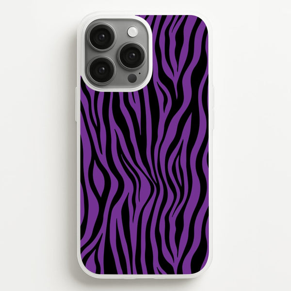 Purple Zebra - Animal Patterns  - Animal Patterns Phone Case for iPhone 13 Pro Max