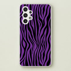 Purple Zebra - Animal Patterns  - Animal Patterns Phone Case for Galaxy A13