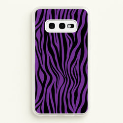 Purple Zebra - Animal Patterns  - Animal Patterns Phone Case for Galaxy S10e