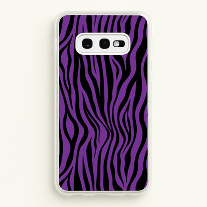 Purple Zebra - Animal Patterns  - Animal Patterns Phone Case for Galaxy S10e
