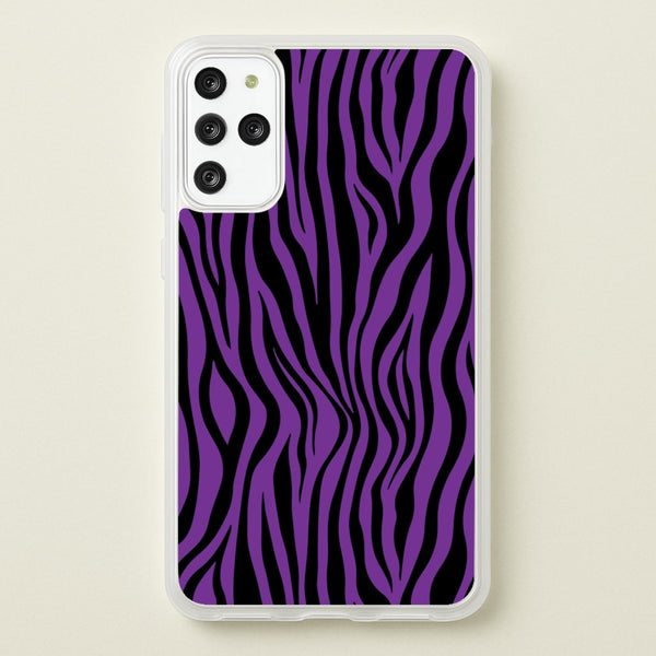 Purple Zebra - Animal Patterns  - Animal Patterns Phone Case for Galaxy S20 Plus
