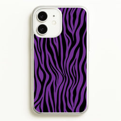 Purple Zebra - Animal Patterns  - Animal Patterns Phone Case for iPhone 11