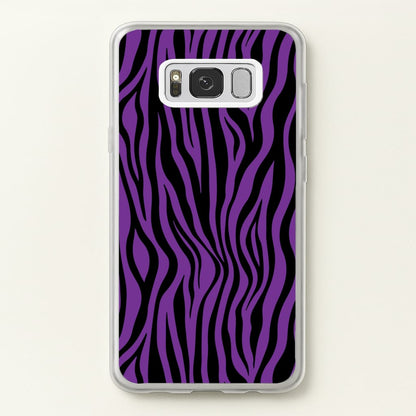 Purple Zebra - Animal Patterns  - Animal Patterns Phone Case for Galaxy S8 Plus