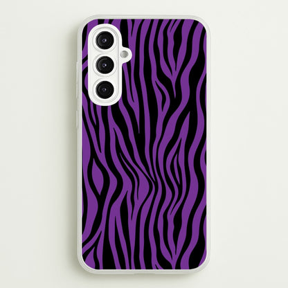 Purple Zebra - Animal Patterns  - Animal Patterns Phone Case for Galaxy A16