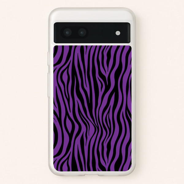 Purple Zebra - Animal Patterns  - Animal Patterns Phone Case for Google Pixel 7a