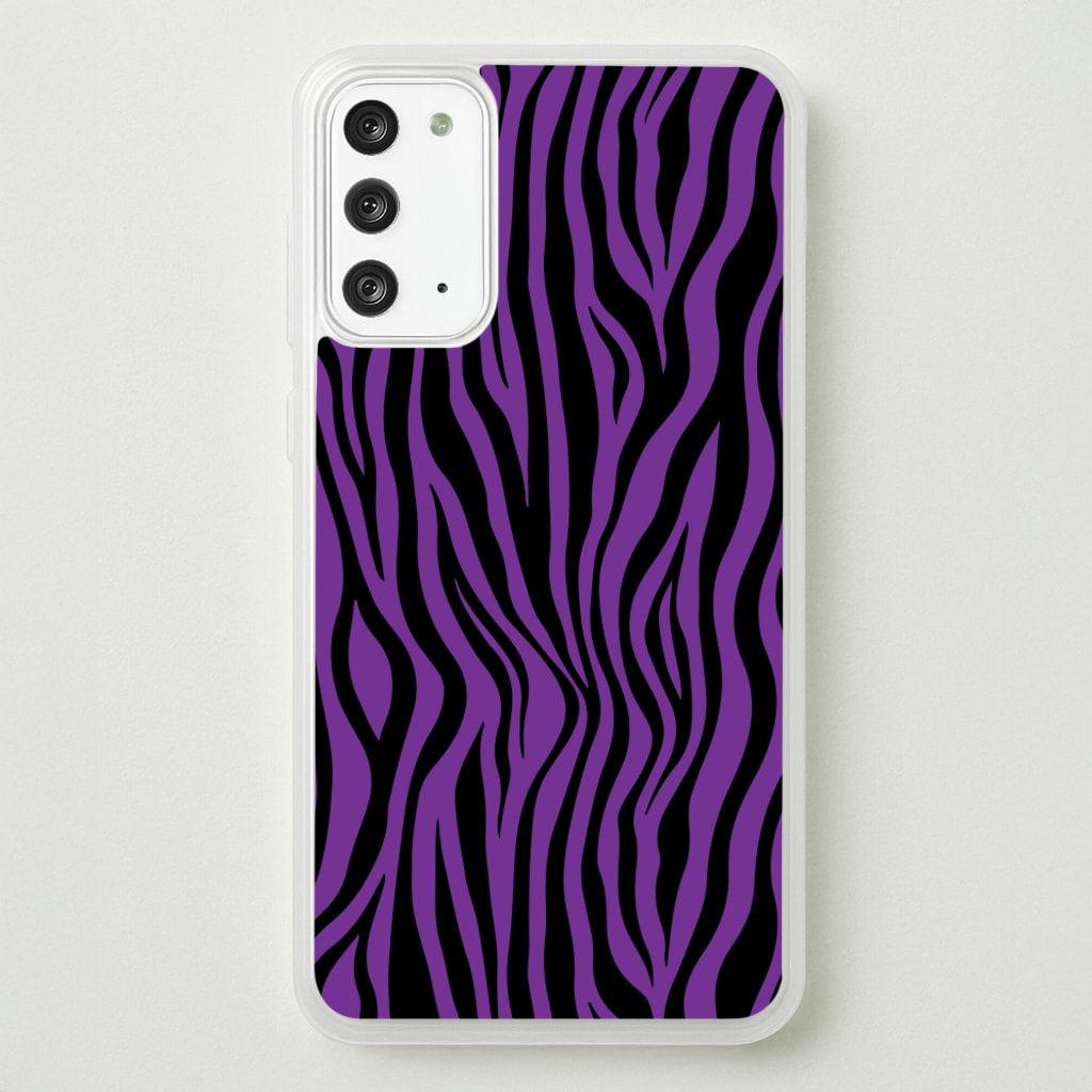Purple Zebra - Animal Patterns  - Animal Patterns Phone Case for Galaxy Note 20