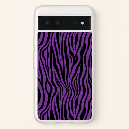 Purple Zebra - Animal Patterns  - Animal Patterns Phone Case for Google Pixel 7