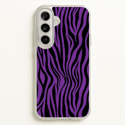 Purple Zebra - Animal Patterns  - Animal Patterns Phone Case for Galaxy A56