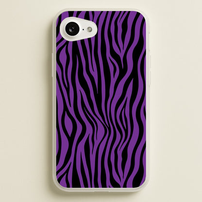 Purple Zebra - Animal Patterns  - Animal Patterns Phone Case for iPhone 16e