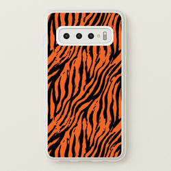 Tiger - Animal Patterns  - Animal Patterns Phone Case for Galaxy S10 Plus
