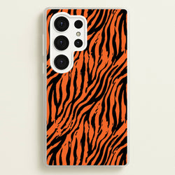 Tiger - Animal Patterns  - Animal Patterns Phone Case for Galaxy S25 Ultra
