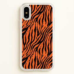 Tiger - Animal Patterns  - Animal Patterns Phone Case for iPhone X / XS