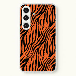 Tiger - Animal Patterns  - Animal Patterns Phone Case for Galaxy S24 Plus