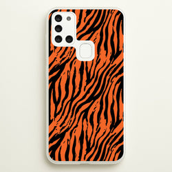 Tiger - Animal Patterns  - Animal Patterns Phone Case for Galaxy A21s