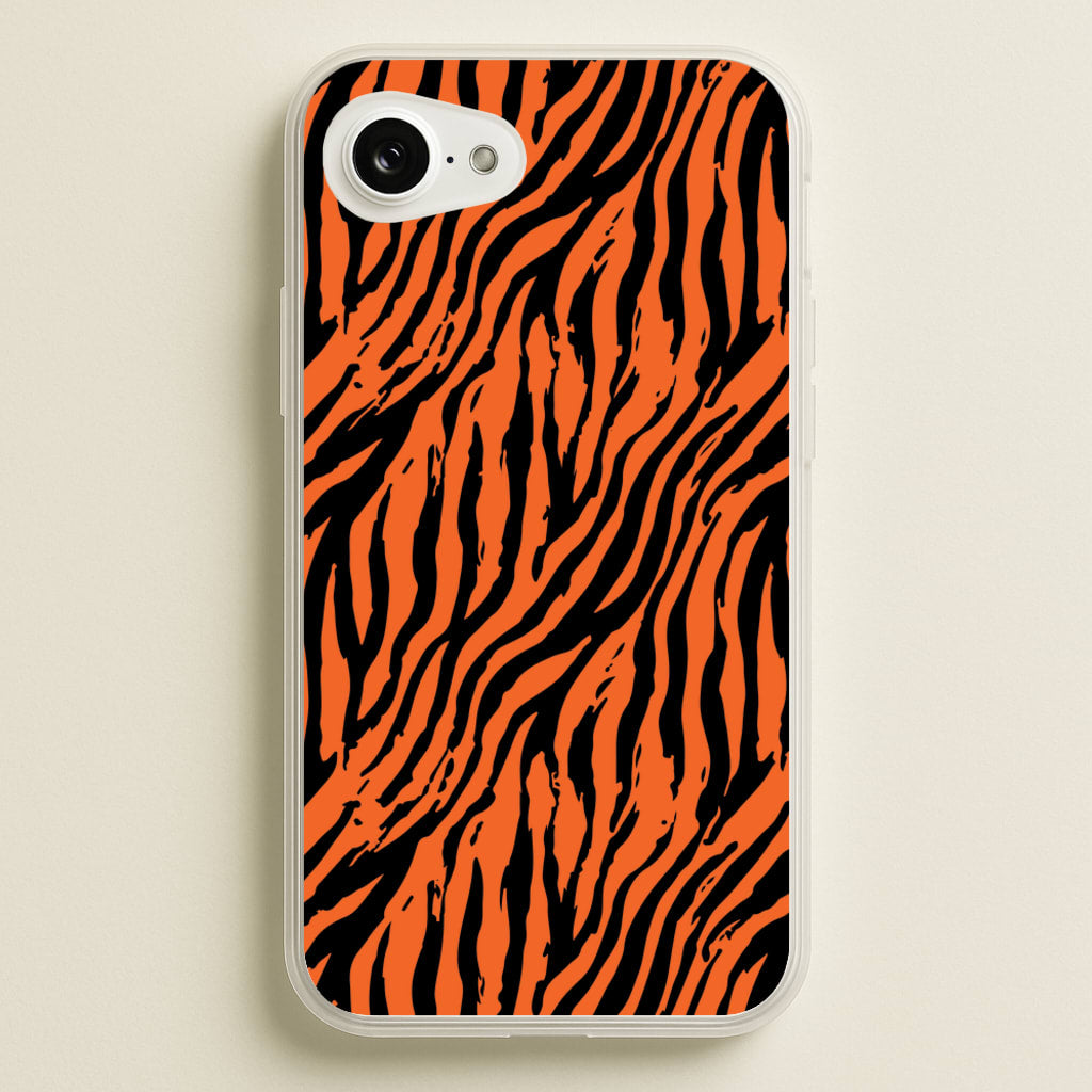 Tiger - Animal Patterns  - Animal Patterns Phone Case for iPhone 16e