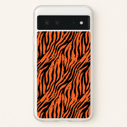 Tiger - Animal Patterns  - Animal Patterns Phone Case for Google Pixel 6