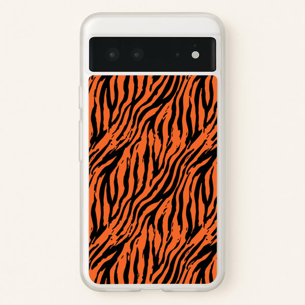 Tiger - Animal Patterns  - Animal Patterns Phone Case for Google Pixel 6