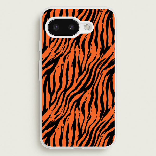 Tiger - Animal Patterns  - Animal Patterns Phone Case for Google Pixel 9a