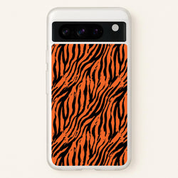 Tiger - Animal Patterns  - Animal Patterns Phone Case for Google Pixel 8 Pro