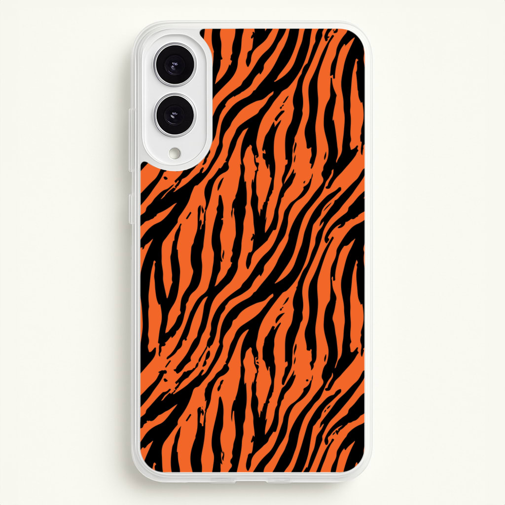 Tiger - Animal Patterns  - Animal Patterns Phone Case for Galaxy S25 Edge