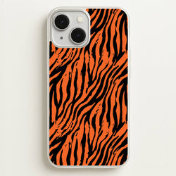 Tiger - Animal Patterns  - Animal Patterns Phone Case for iPhone 13 Mini