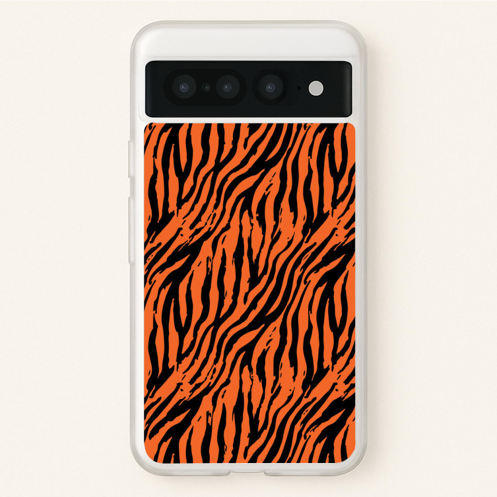 Tiger - Animal Patterns  - Animal Patterns Phone Case for Google Pixel 7 Pro