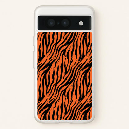 Tiger - Animal Patterns  - Animal Patterns Phone Case for Google Pixel 8