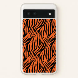 Tiger - Animal Patterns  - Animal Patterns Phone Case for Google Pixel 6a
