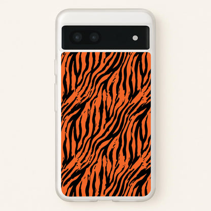 Tiger - Animal Patterns  - Animal Patterns Phone Case for Google Pixel 6a