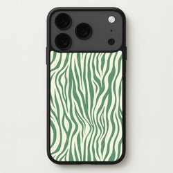 Green Zebra - Animal Patterns Phone Case for iPhone 17 Pro Max