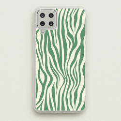 Green Zebra - Animal Patterns  - Animal Patterns Phone Case for Galaxy A12